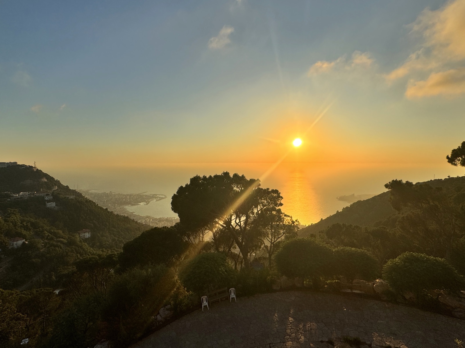 Sunset over Jounieh Bay